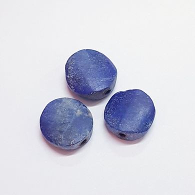 Лазурит бусины 12*5 мм, натуральные камни, поштучно, синий