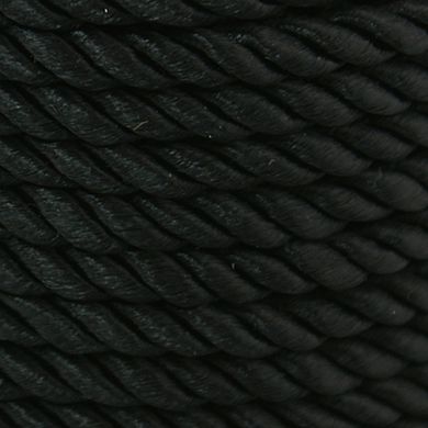 Шнур канат, 5 мм, черный