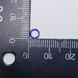 Кольцо для соединения, 5*1 мм, из бижутерного сплава, фурнитура, крашеное, синий