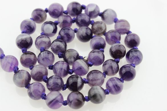 Аметист бусины 10 мм, натуральные камни, поштучно, фиолетовые
