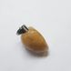 Кулон из солнечного камня 20*17*12 мм, из натурального камня, подвеска, украшение, медальон, бледно-желтый.