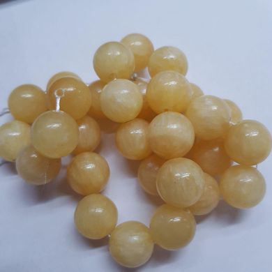 Оникс натуральный бусины 10 мм, натуральные камни, поштучно, желтый