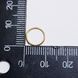 Кольцо для соединения, одинарное, 9*0,8 мм, из бижутерного сплава, фурнитура, золото