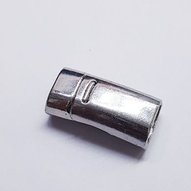 Карабин магнитный, 26*13*10 мм, из бижутерного сплава, платина