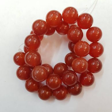Сердолик бусины 4 мм, натуральные камни, поштучно, рыжий