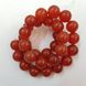 Сердолик бусины 4 мм, ~96 шт / нить, натуральные камни, на нитке, рыжий