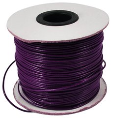 Шнур полиестер, 1 мм, фиолетовый