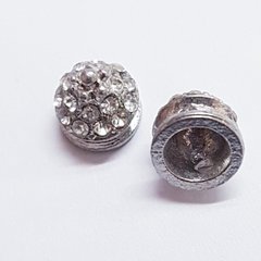 Бусина Шамбала, бусины 9*9 мм, поштучно, серебро