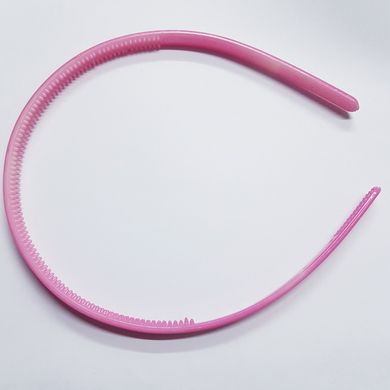 Основа для обруча, толщина 5 мм, пластик, темно-розовый
