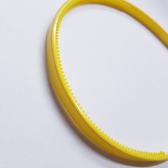 Основа для обруча, толщина 5 мм, пластик, желтый