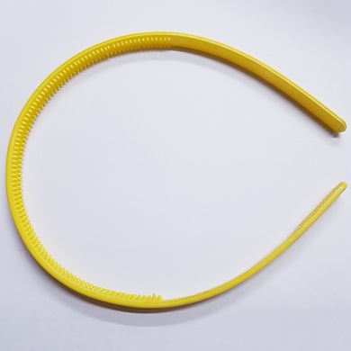 Основа для обруча, толщина 5 мм, пластик, желтый