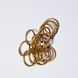 Кольцо для соединения, одинарное, 10*1 мм, из бижутерного сплава, фурнитура, золото