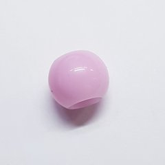 Бусины Пандора, 9*12 мм, из акрила, розовый
