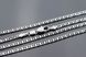 Ланцюг нержавіюча сталь равлик, розмір ланки 5 * 2 мм, довжина 60 см, металевий, бижутерний, декоративний, колір платина