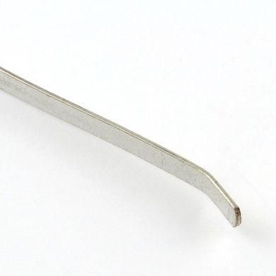Основа для обруча, толщина 1 мм, ширина 10 мм, металл, серебро