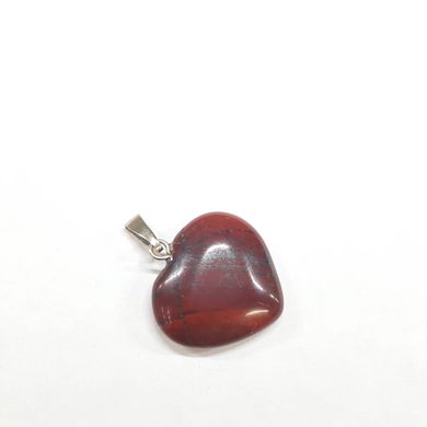 Кулон из яшмы красной ~19*19*5 мм, из натурального камня, подвеска, украшение, медальон, красный