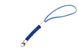 Шнурок для мобільного телефону зі вставкою з нейлонового шнура, довжина 75 мм, колір синій