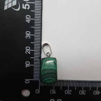Кулон из малахита 16*14*11 мм, из натурального камня, подвеска, украшение, медальон, зеленый