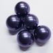 Бусины Майорка 12 мм, поштучно, фиолетовый, перламутровый