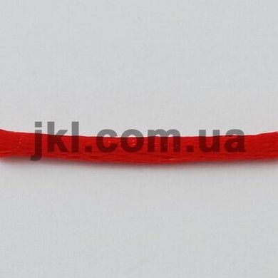 Корсетный шнур, круглый, 1,2 мм, красный