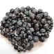 Обсидиан бусины 8 мм, натуральные камни, поштучно, черный с серыми пятнами