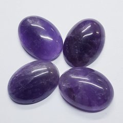 Кабошон из аметиста 16-18*12-13*4-6 мм, из натурального камня, украшение, фиолетовый