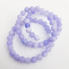 Халцедон бусины 6 мм, натуральные камни, поштучно, светло-фиолетовые