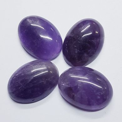 Кабошон з аметисту 16-18 * 12-13 * 4-6 мм, з натурального каменю, прикраса, фіолетовий
