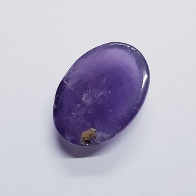 Кабошон из аметиста 16-18*12-13*4-6 мм, из натурального камня, украшение, фиолетовый